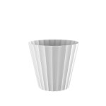 Plastiken pot doric maceta - �22 x 20 cm - blanc
