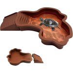 Plat deau bassin pour tortue de piscine avec rampe abreuvoir tortue terrestre 35x285x43cm terrarium tortue ...