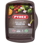 Plat  four - pyrex - 1452053 - rectangulaire - en acier - 35 x 27 cm