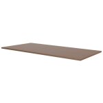 Plateau de bureau 160 x 80 cm - ch�ne fonc�