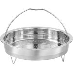 Plateau de cuisson  la vapeur en acier inoxydable 304 support avec poigne sr  manipuler et facile ...