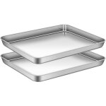 Plateau inox rectangulaire plaque  ptisserie plaque four antiadhsive plaque de cuisson pour la maison ...
