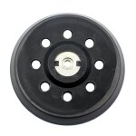 Plateau pon�age 125mm noir - convient pour metabo sxe 325 intec 425 turbotec - accessoire ponceuse