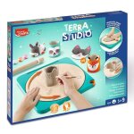 Loisir cr�atif - maped creativ - kit terra studio - plateau en bois - 4 fiches tutorielles - 1 kg dargile ...
