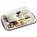 Plateau de prsentation inox rfrigr et couvercle aps