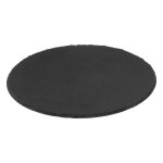 Plateau de prsentation tournant 32cm gris fonc