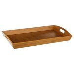 5five - plateau rectangulaire angulaire 44x29cm bambou 5five - plateau rectangulaire angulaire 44x29cm bambou