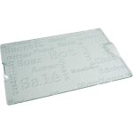 Plateau de service - aubry gaspard - rectangulaire - verre - transparent - 40 x 27 cm