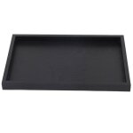 Plateau de service rectangulaire en bois massif pour th� caf� snacks restaurant 30 x 20 x 2 cm