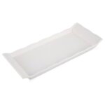 Plateau de service rectangulaire - orion - 295x13 cm - plastique - blanc - stabilit� optimale - facile ...