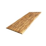 Plateau de table acacia bord naturel pr - huil teck l. 180 cm x l. 80 cm ep. 26 mm