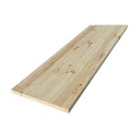 Plateau table bois massif pin rustique l. 200 x 80 cm ep. 34 mm