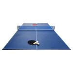 Plateau de ping pong - sokker - flexi - 3 panneaux pliable - bleu - 208 x 112 cm