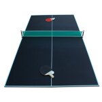Plateau de table de ping - pong avec accessoires - pliable ( 3 panneaux) - noir