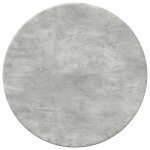 Plateau de table rond - vidaxl - 30x30x15 cm - gris b�ton - bois ding�nierie - mobilier dext�rieur - ...
