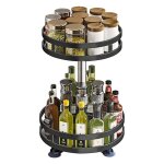 Plateau tournant epices porte - pices rotatif tourniquet  epices en acier au carbone tagre  pices ...