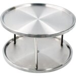 Plateau tournant - keeper - inox 360 rotatif - 2 �tages - pour �pices