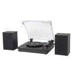 Platine vinyle bluetooth 5. 0 - tourne - disque 10 w rms 33 / 45 / 78 tours avec enceintes dportes ...