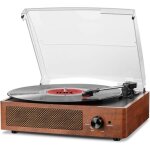 Platine vinyle bluetooth portable à 3 vitesses (33 1 / 3 45 78 tr / min) vintage tourne - disque avec ... Platine vinyle bluetooth portable à 3 vitesses (33 1 / 3 45 78 tr / min) vintage tourne - disque avec ...