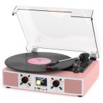 Platine vinyle bluetooth - tanlanin - dt2032 - avec fonction réveil radio dab / dab + - pour 33 / 45 ... Platine vinyle bluetooth - tanlanin - dt2032 - avec fonction réveil radio dab / dab + - pour 33 / 45 ...