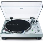 Platine vinyle � entra�nement direct - suteo - at - lp120xusb - argent - 33 45 78 tr / min - usb et analogique ...