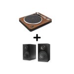 Platine vinyle house of marley simmer down bluetooth + enceintes amplifi�es bluetooth triangle ln01a ...