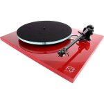 Platine vinyle - rega - planar 3 - rouge - manuelle - cellule nd3