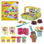 Play - doh mon jardin de fleurs coffret de p�te � modeler inspir� du jardinage et de la nature multicolore ...
