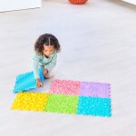 Play factory - tapis en silicone 6 dalles de 30x30cm Play factory - tapis en silicone 6 dalles de 30x30cm