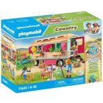 Playmobil 71441 roulotte caf boutique country la vie  la ferme 145 pices ds 4 ans multicolore roulotte ...