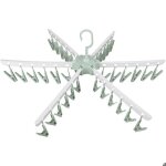 Pliable etendoir chaussettes gants sechoir a linge 36 - clips pinces a linge cintre plastique pour les ...