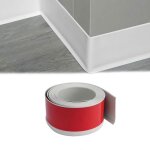 Plinthe de cuisine autocollanteplinthe souple en pvc blanc 10cm * 3mbande de chant de cuisine joint de ...