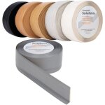 Plinthe auto - adhsive 50 x 15 mm gris l = 10 m plinthe de cuisine plinthe pvc flexible