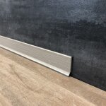 Plinthe mousse dure pvc 128 x 60 x 2500 mm lvre souple transparente par proviston