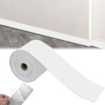 Plinthe souple autocollante - blanc - 10 cm x 10 m - pvc imperm�able - installation facile - flexible ...