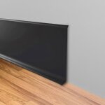 Plinthe souple en pvc 10 cm de large d�corative flexible avec plis en forme de s pour couvrir les colonnes ...