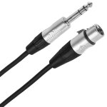 Plugger cble xlr femelle 3b - jack mle stro 3m touring cble micro