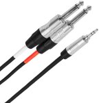 Plugger cble y mini jack mle stro - jack mle mono 2m touring