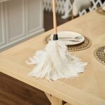 Plumeau en plumes dautruche - d�poussi�rage de poussi�re - anti - statique - poign�e en bois r�utilisable ...