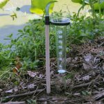 Pluviom�tre simple - yyv - mesure de pluie - plastique - 36 cm - outil agricole