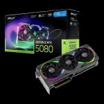 Carte graphique - pny - geforce rtx 5080 - 16 go - overclocking - argb
