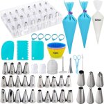 Poche  douille - 63 pices - acier inoxydable - facile  nettoyer - idal pour ptisserie