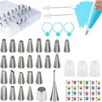 Poche � douille - professionnelle - 38 pi�ces - acier inoxydable - outils de cuisson - facile � nettoyer ...