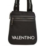Pochette bandoulire valentino by mario valentino - noir - toile - homme