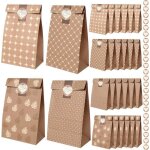 Pochette cadeau de 24 pièces avec 24 autocollants pour sac cadeau noel sachet papier kraft sacs à sandwich ... Pochette cadeau de 24 pièces avec 24 autocollants pour sac cadeau noel sachet papier kraft sacs à sandwich ...