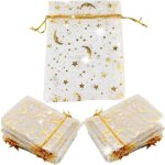 Pochettes cadeaux en organza 100 pices pochette  bijoux avec cordon de serrage sac cadeau petit sac ...