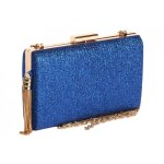 Pochette crmonie - nyls cration - minaudiere bleue doree strass sac pochette femme mariage chic aela ...
