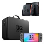 Pochette housse pour 2025 console nintendo switch 2 sac de voyage avec 40 cartouches de jeu grande capacit ...