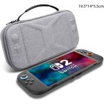 Etui pour nintendo switch 2 10 emplacements cartes de jeu �tui rigide gris