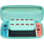 Pochette pour nintendo switch lite switch lite coque housse avec 10 boitier pour carte de jeux & thumb ...